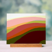Sunset Vibes Abstrakt Art 206 Acrylschild (Neutral)
