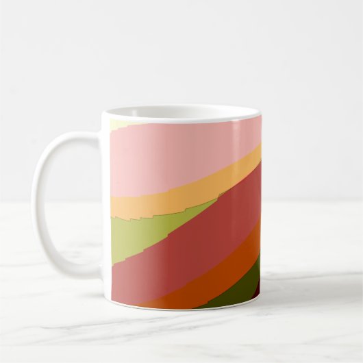 Sunset Vibes Abstrakt Art 206 Kaffeetasse (Links)