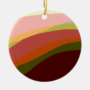Sunset Vibes Abstrakt Art 206 Keramik Ornament