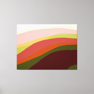 Sunset Vibes Abstrakt Art 206 Leinwanddruck