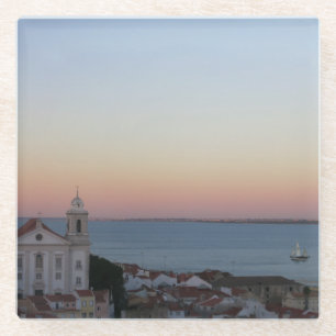 Sunset Views Portugal Foto Glasuntersetzer