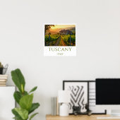 Sunset Vineyard Personalisiert Poster (Heimbüro)