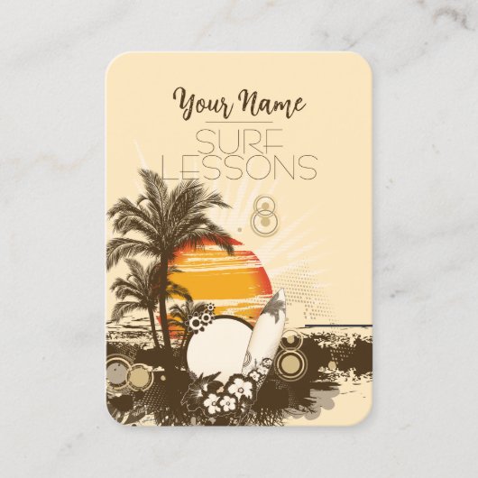 Sunset - Visitenkarte (Vorderseite)