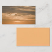 Sunset-Visitenkarten Visitenkarte (Vorne/Hinten)