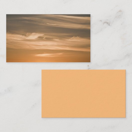Sunset-Visitenkarten Visitenkarte (Vorne/Hinten)