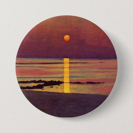 Sunset (von Félix Vallotton) Button (Vorderseite)