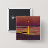 Sunset (von Félix Vallotton) Button (Vorne & Hinten)