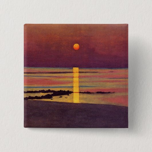 Sunset (von Félix Vallotton) Button (Vorderseite)