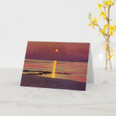 Sunset (von Félix Vallotton) Karte (Gelbe Blume)