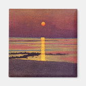 Sunset (von Félix Vallotton) Magnet (Vorne)
