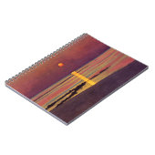 Sunset (von Félix Vallotton) Notizblock (Linke Seite)