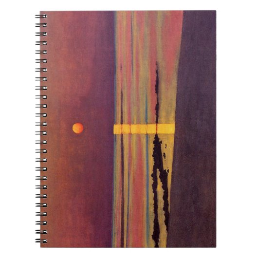 Sunset (von Félix Vallotton) Notizblock (Vorderseite)