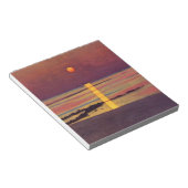 Sunset (von Félix Vallotton) Notizblock (angewinkelt)