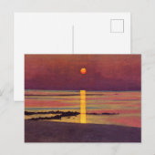 Sunset (von Félix Vallotton) Postkarte (Vorne/Hinten)