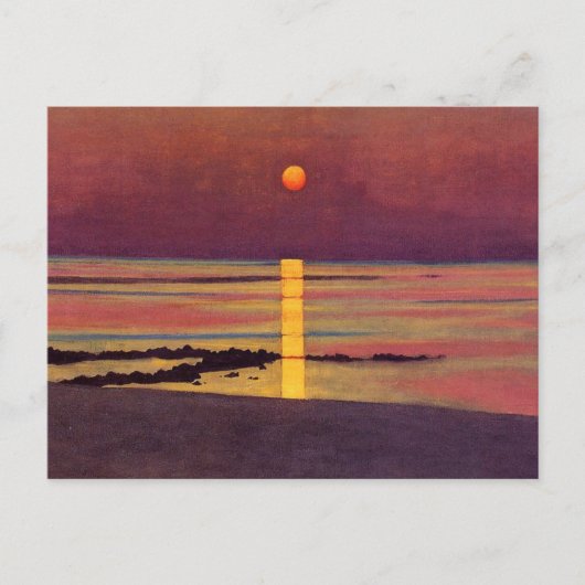 Sunset (von Félix Vallotton) Postkarte (Vorderseite)