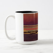 Sunset (von Félix Vallotton) Zweifarbige Tasse (Links)