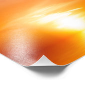 Sunset Vulkan Fotodruck (Ecke)