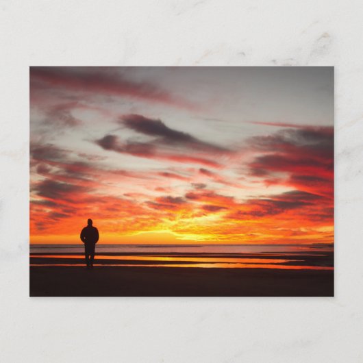 Sunset Walk Postkarte (Vorderseite)