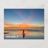 Sunset Walk - Venice Beach, CA Postkarte (Vorderseite)