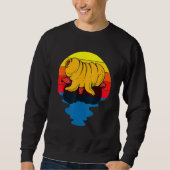 Sunset Water Bear Microbiology Tardigrade Sweatshirt (Vorderseite)