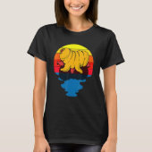 Sunset Water Bear Microbiology Tardigrade T-Shirt (Vorderseite)