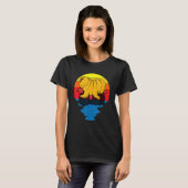 Sunset Water Bear Microbiology Tardigrade T-Shirt (Vorne ganz)