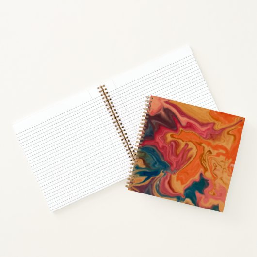 Sunset Watercolor Glaze Notizblock (Innenseite)