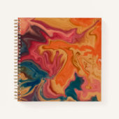 Sunset Watercolor Glaze Notizblock (Vorderseite)