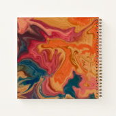Sunset Watercolor Glaze Notizblock (Rückseite)