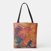 Sunset Watercolor Glaze Tasche (Rückseite)