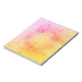 Sunset Watercolor Notepad Notizblock (Rotiert)