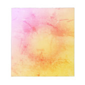 Sunset Watercolor Notepad Notizblock (Vorderseite)