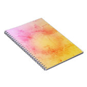 Sunset Watercolor Spiral Notebook Notizblock (Rechte Seite)