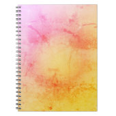 Sunset Watercolor Spiral Notebook Notizblock (Vorderseite)