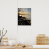 Sunset Waterscape Foto Poster (Küche)