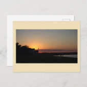 Sunset Waterscape Foto Postkarte (Vorne/Hinten)