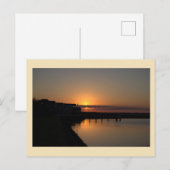 Sunset Waterscape Foto Postkarte (Vorne/Hinten)