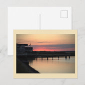 Sunset Waterscape Foto Postkarte (Vorne/Hinten)