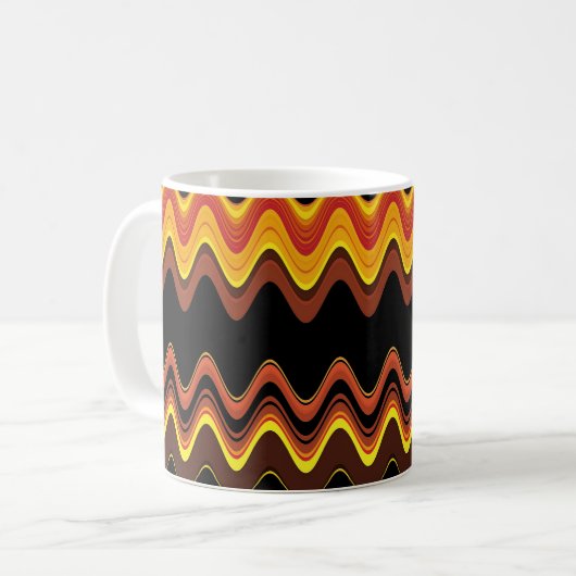 SUNSET WAVE KAFFEETASSE (Vorderseite Links)