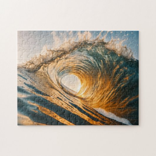 Sunset Waves Puzzle (Horizontal)