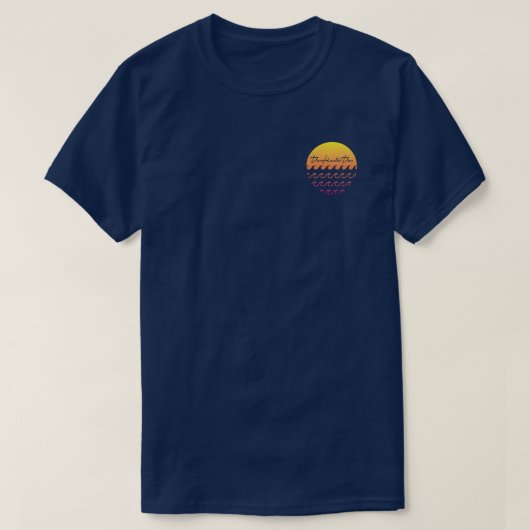 Sunset Waves T-Shirt (Design vorne)