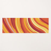 Sunset Waves Yogamatte (Vorderseite (Horizontal))