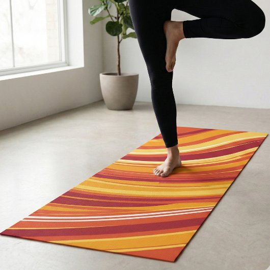 Sunset Waves Yogamatte