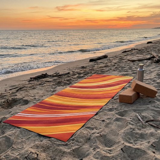 Sunset Waves Yogamatte