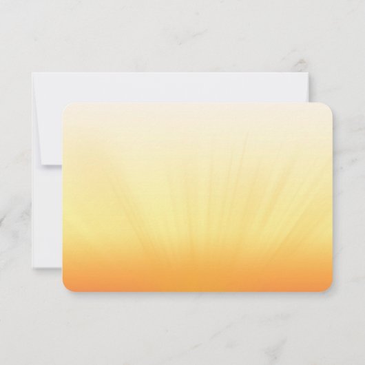 Sunset Wedding RSVP (Rückseite)