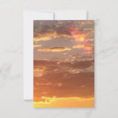 Sunset Wedding Save the Date (Rückseite)