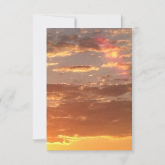 Sunset Wedding Save the Date (Rückseite)