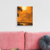 Sunset Wedings Vows drucken Leinwanddruck (Insitu (Wohnzimmer))