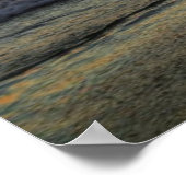 Sunset West Coast Style Poster (Ecke)