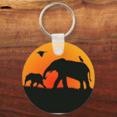 Sunset wild life key ring schlüsselanhänger (Vorderseite)